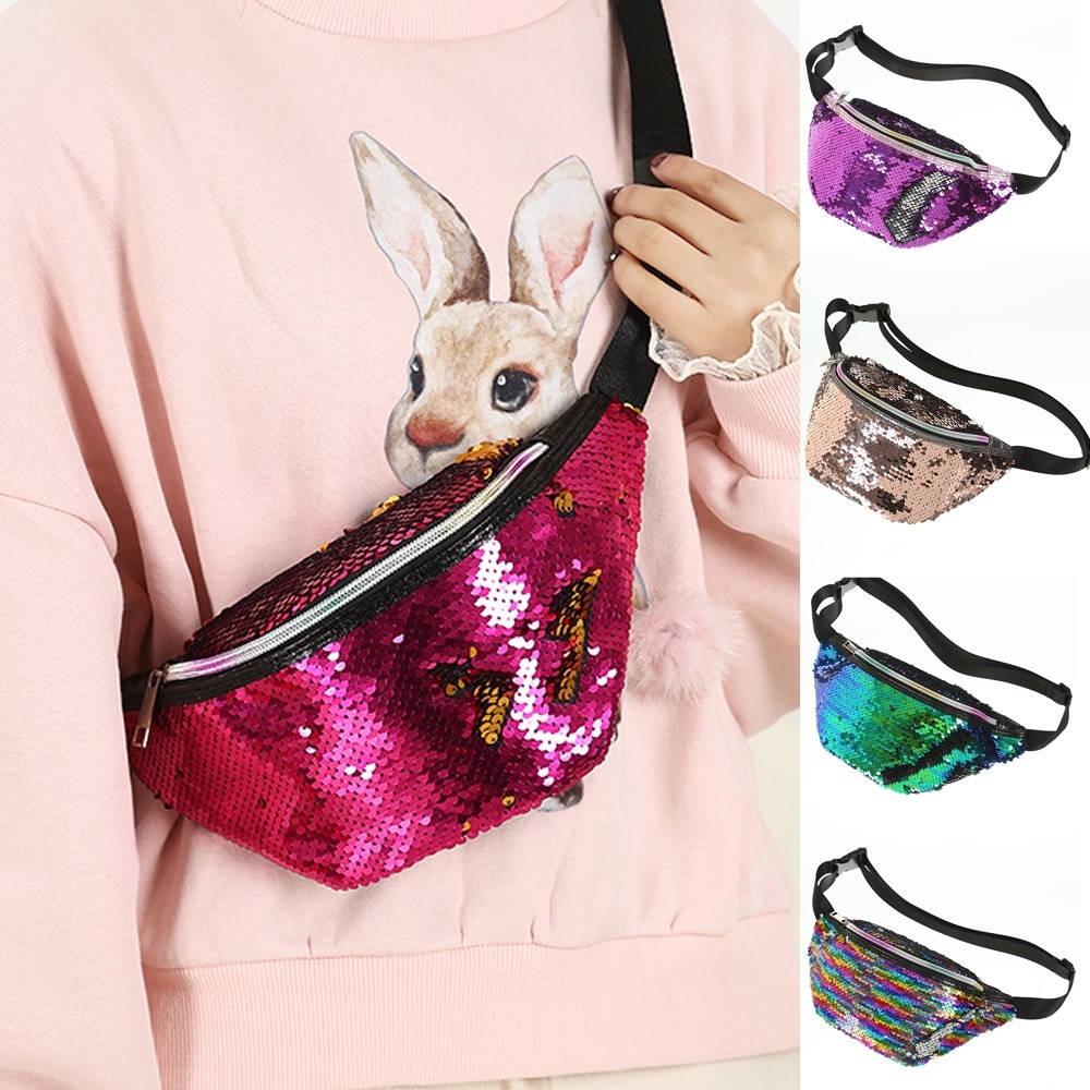 Belt bag sequins bum Fanny pack 2 choices